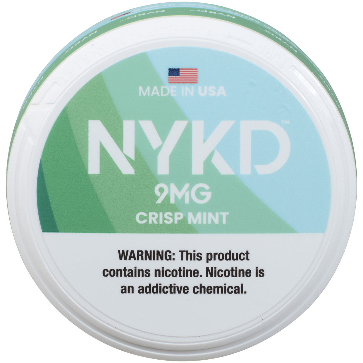 Nykd Us Nicotine Pouches Crisp Mint 9Mg 1/5 Ct.