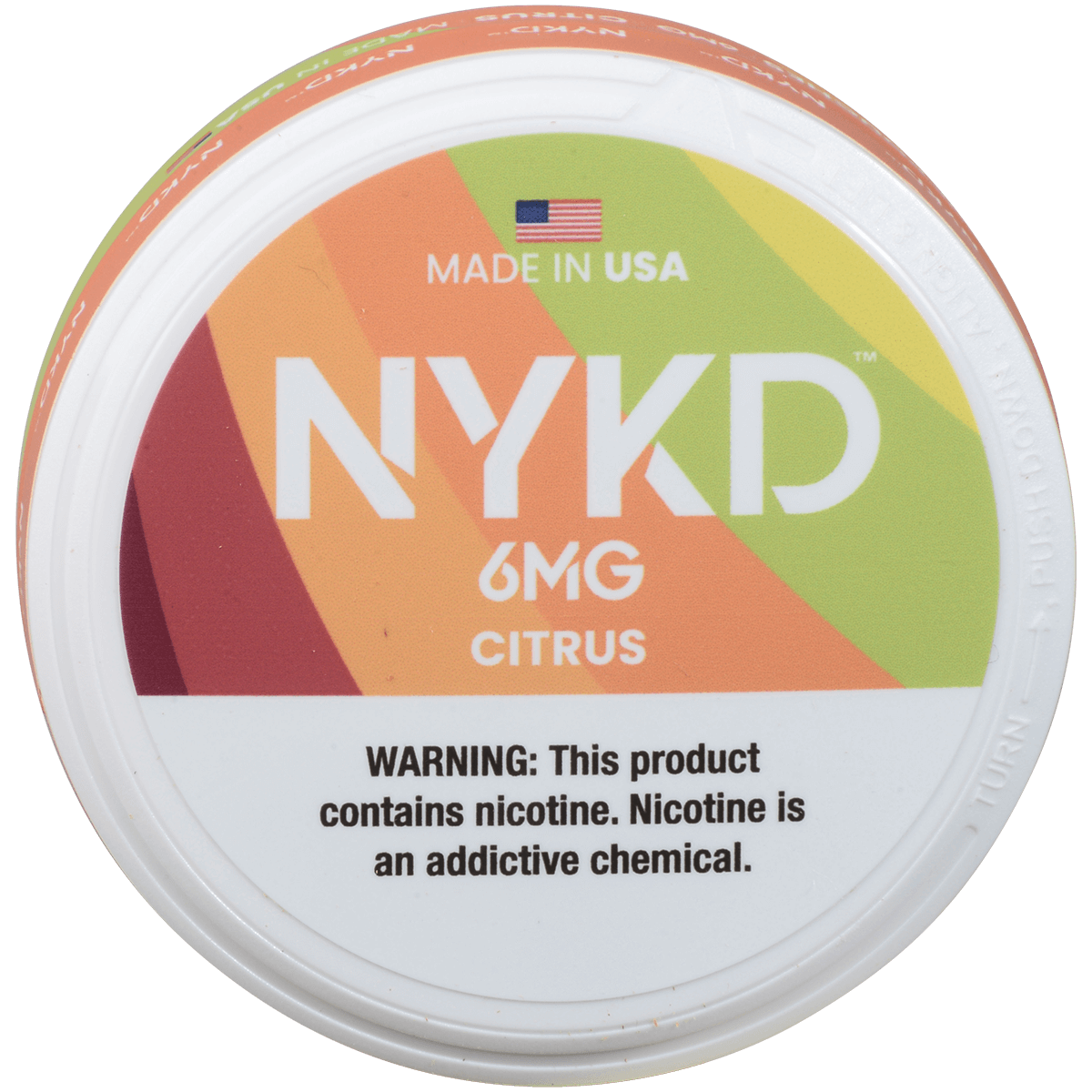 Nykd Us Nicotine Pouches Citrus 6Mg 1/5 Ct.