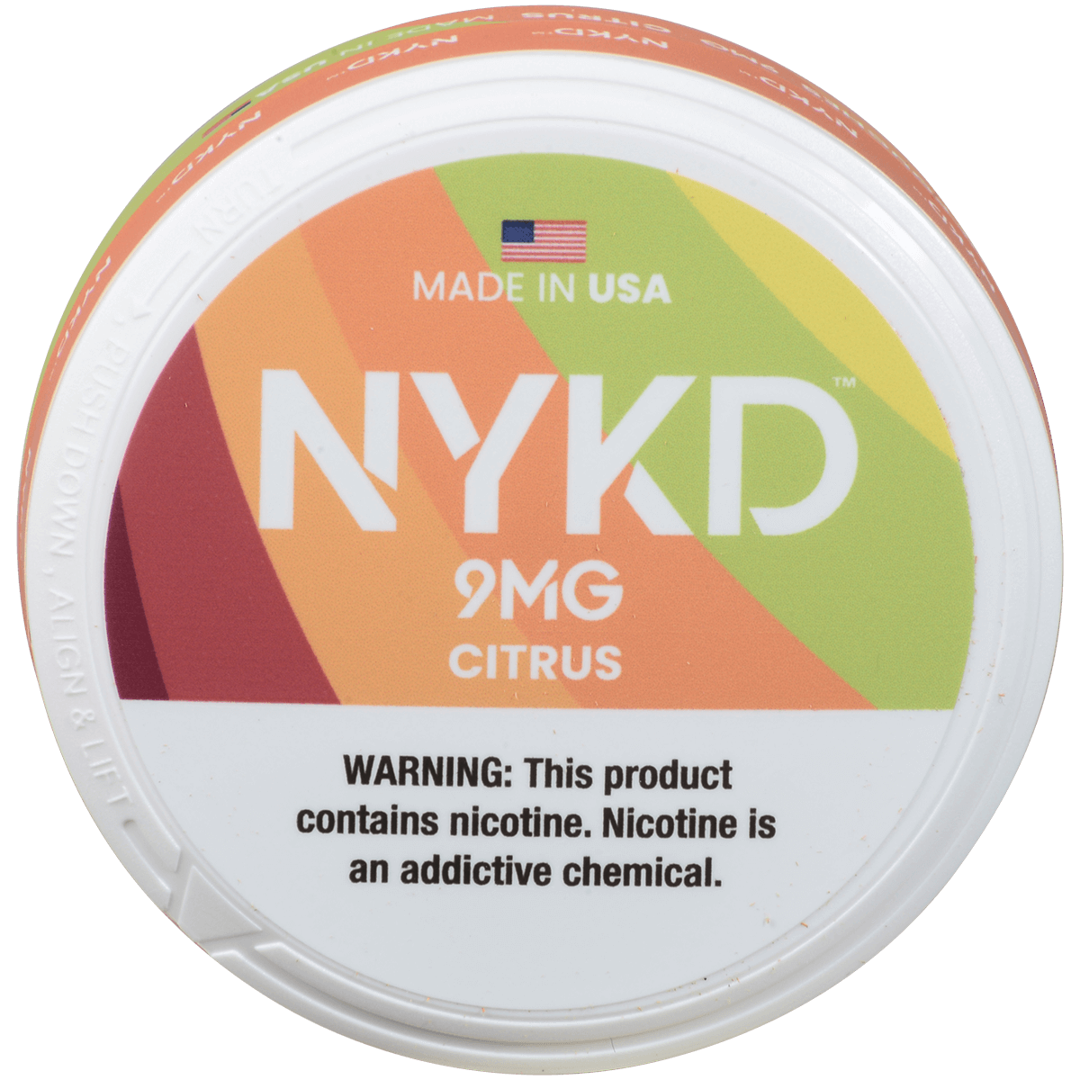 Nykd Us Nicotine Pouches Citrus 9Mg 1/5 Ct.