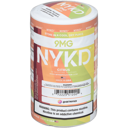 Nykd Us Nicotine Pouches Citrus 9Mg 1/5 Ct.