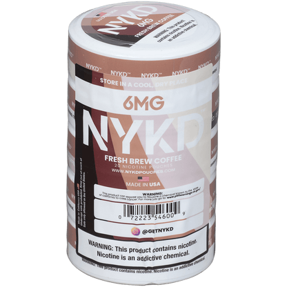 Nykd Us Nicotine Pouches Fresh Brew Coffee 6Mg 1/5 Ct.