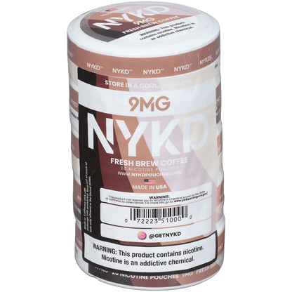 Nykd Us Nicotine Pouches Fresh Brew Coffee 9Mg 1/5 Ct.