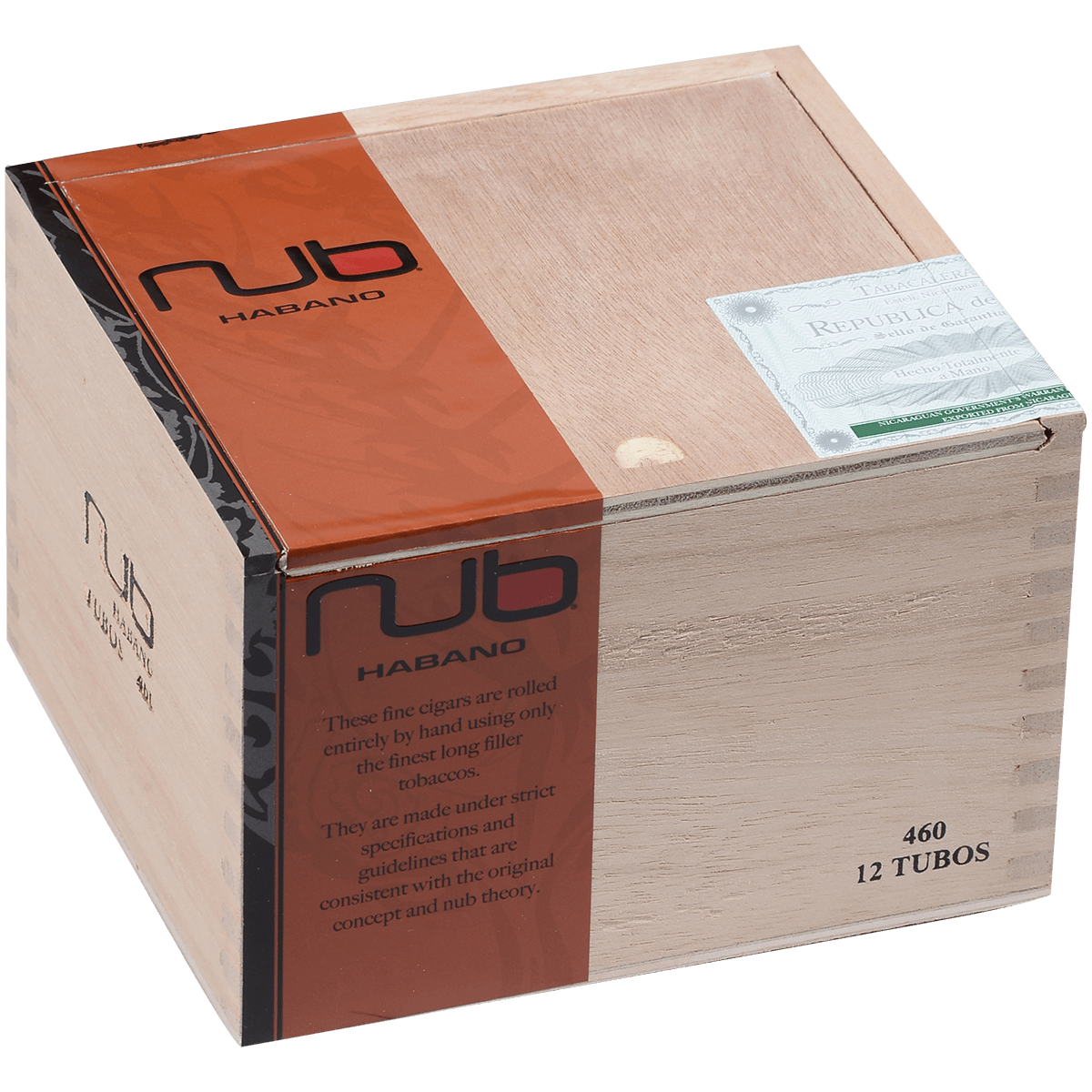 Nub Habano Tubo 12 Ct. Box 4.00X60