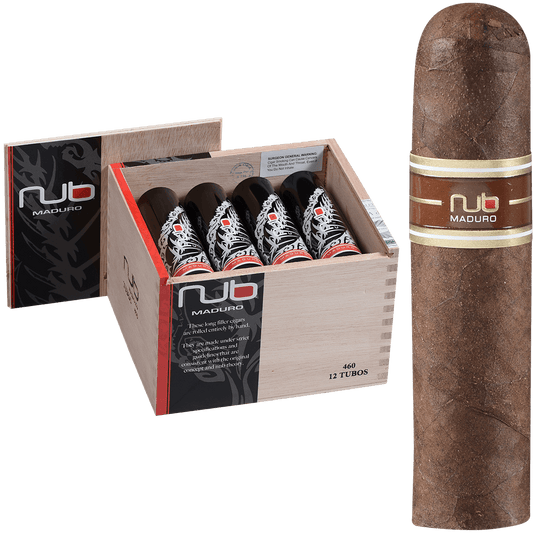 Nub Maduro Tubo 12 Ct. Box 4.00X60