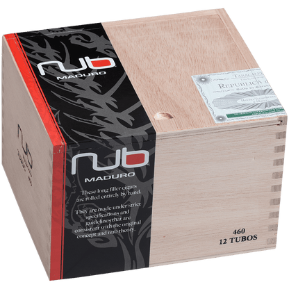 Nub Maduro Tubo 12 Ct. Box 4.00X60