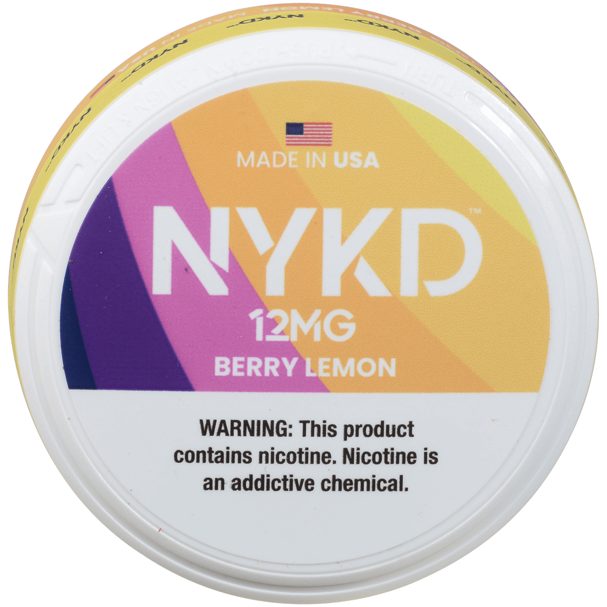 Nykd Us Nicotine Pouches Berry Lemon 12Mg 1/5 Ct.