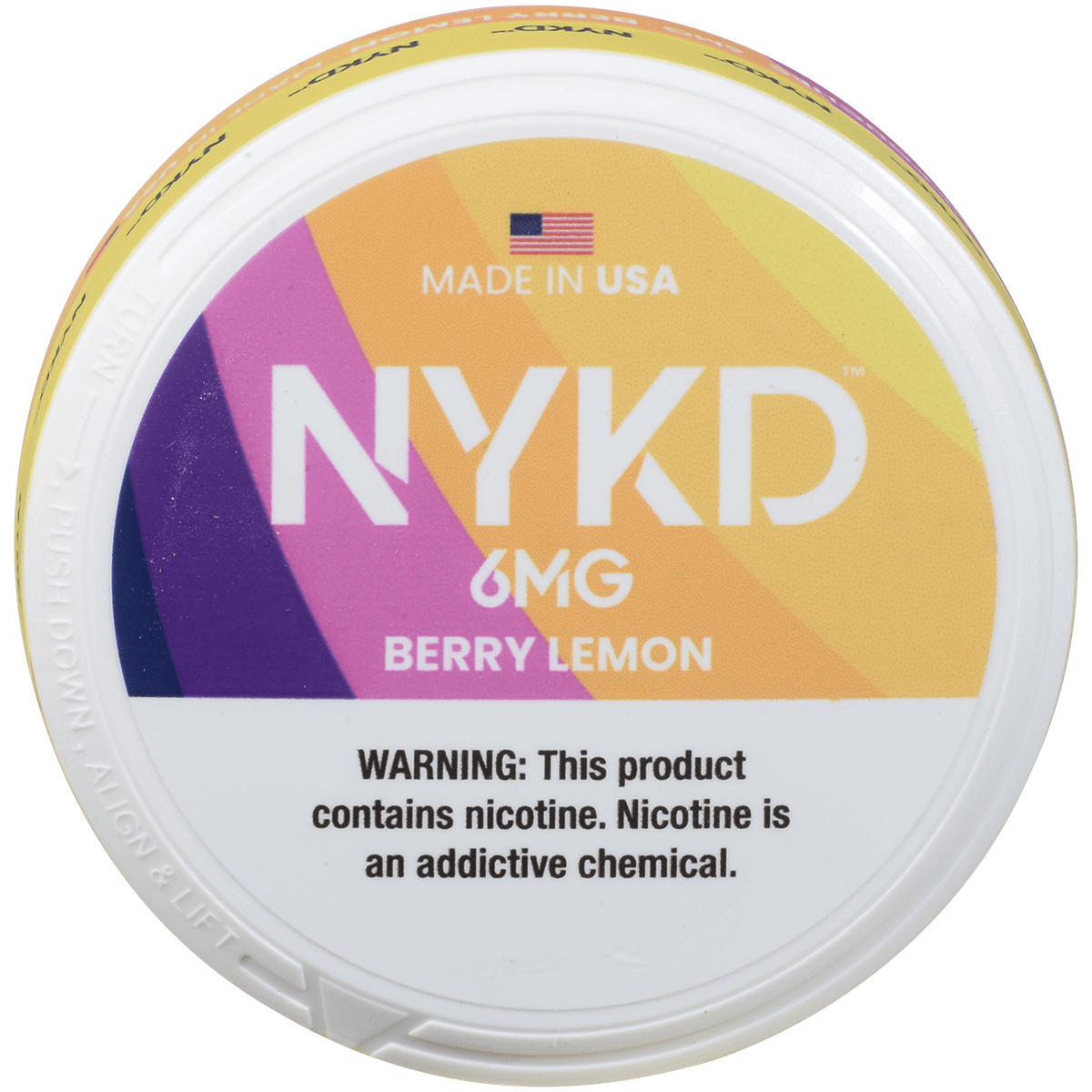 Nykd Us Nicotine Pouches Berry Lemon 6Mg 1/5 Ct.