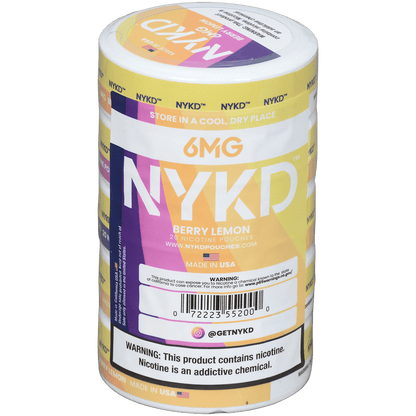 Nykd Us Nicotine Pouches Berry Lemon 6Mg 1/5 Ct.