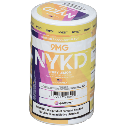 Nykd Us Nicotine Pouches Berry Lemon 9Mg 1/5 Ct.