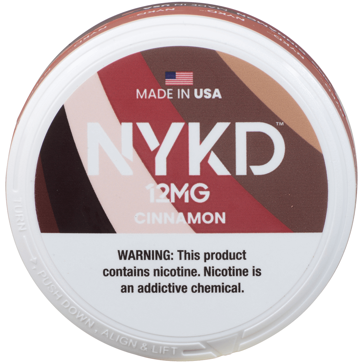 Nykd Us Nicotine Pouches Cinnamon 12Mg 1/5 Ct.
