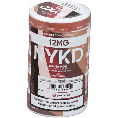 Nykd Us Nicotine Pouches Cinnamon 12Mg 1/5 Ct.