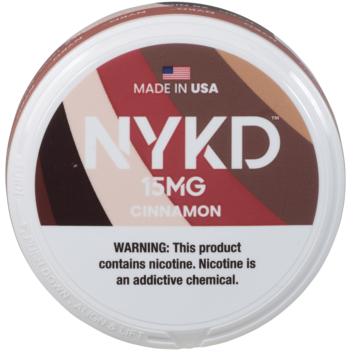 Nykd Us Nicotine Pouches Cinnamon 15Mg 1/5 Ct.