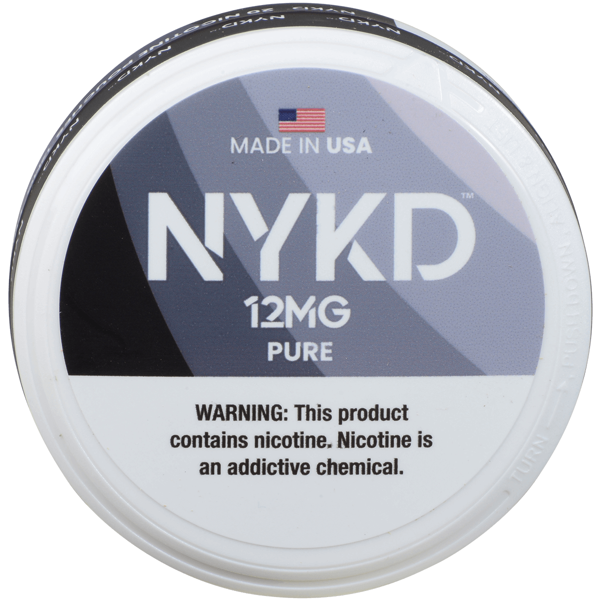 Nykd Us Nicotine Pouches Pure Unflavored 12Mg 1/5 Ct.