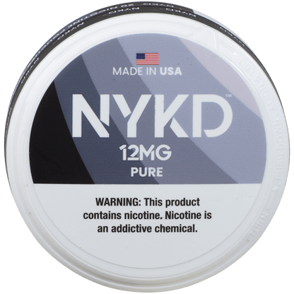 Nykd Us Nicotine Pouches Pure Unflavored 12Mg 1/5 Ct.