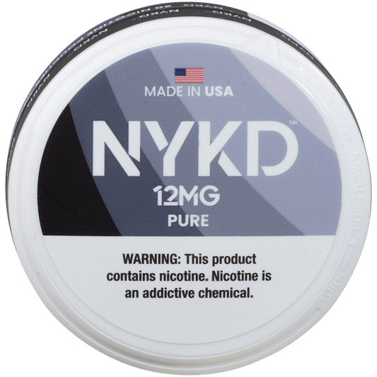 Nykd Us Nicotine Pouches Pure Unflavored 12Mg 1/5 Ct.