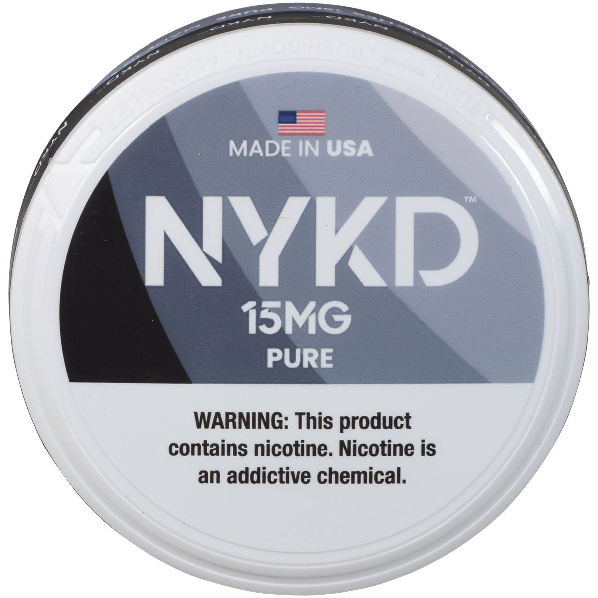 Nykd Us Nicotine Pouches Pure Unflavored 15Mg 1/5 Ct.