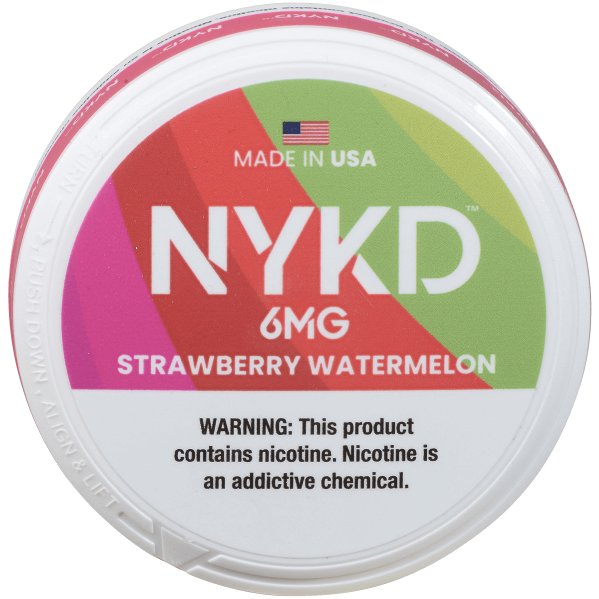 Nykd Us Nicotine Pouches Strawberry Watermelon 6Mg 1/5 Ct.