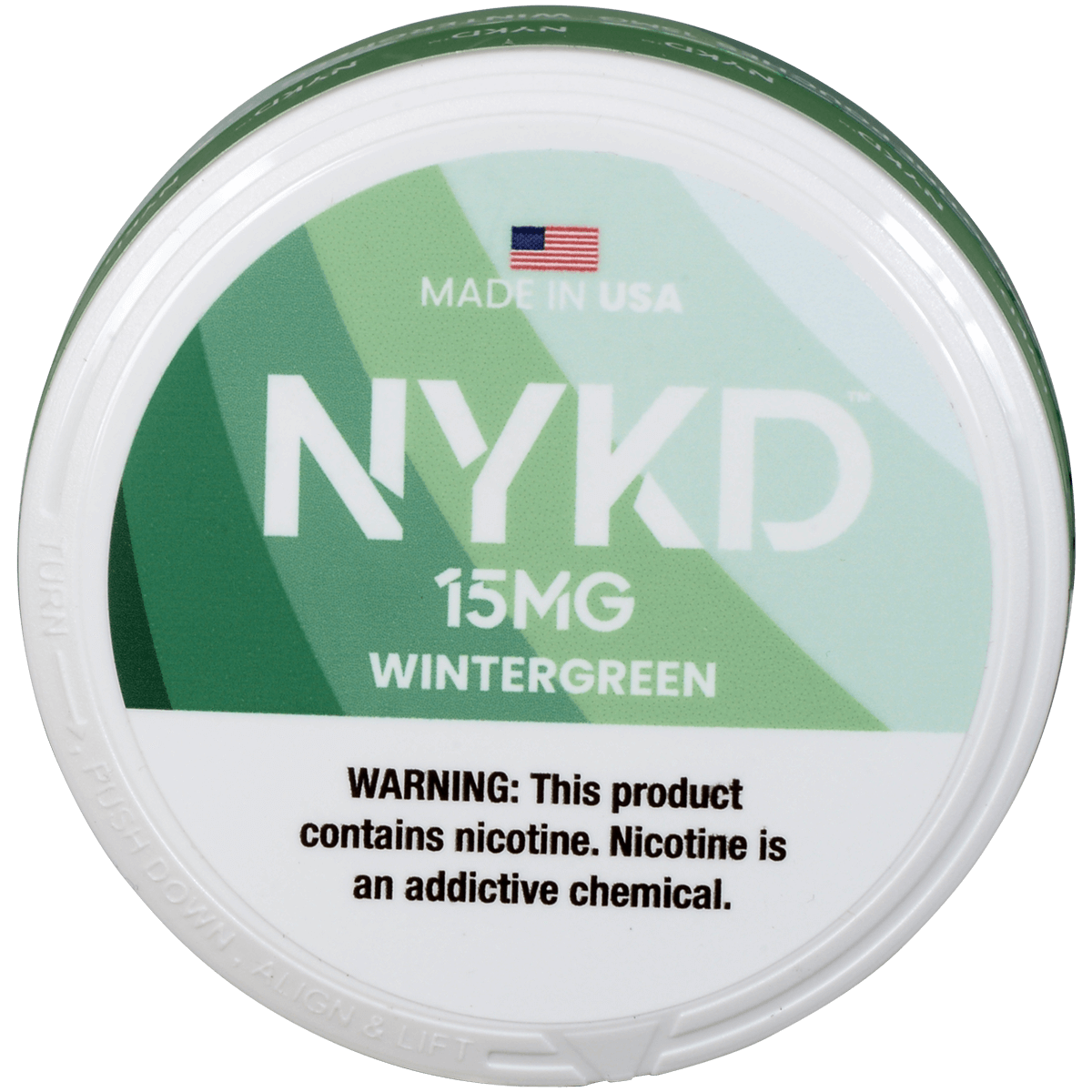 Nykd Us Nicotine Pouches Wintergreen 15Mg 1/5 Ct.