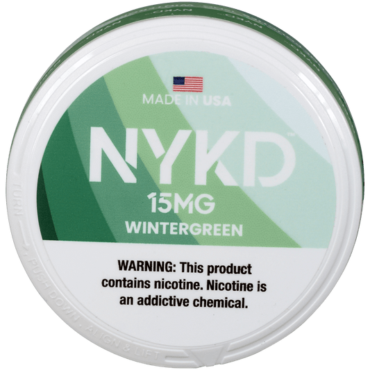 Nykd Us Nicotine Pouches Wintergreen 15Mg 1/5 Ct.