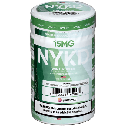 Nykd Us Nicotine Pouches Wintergreen 15Mg 1/5 Ct.