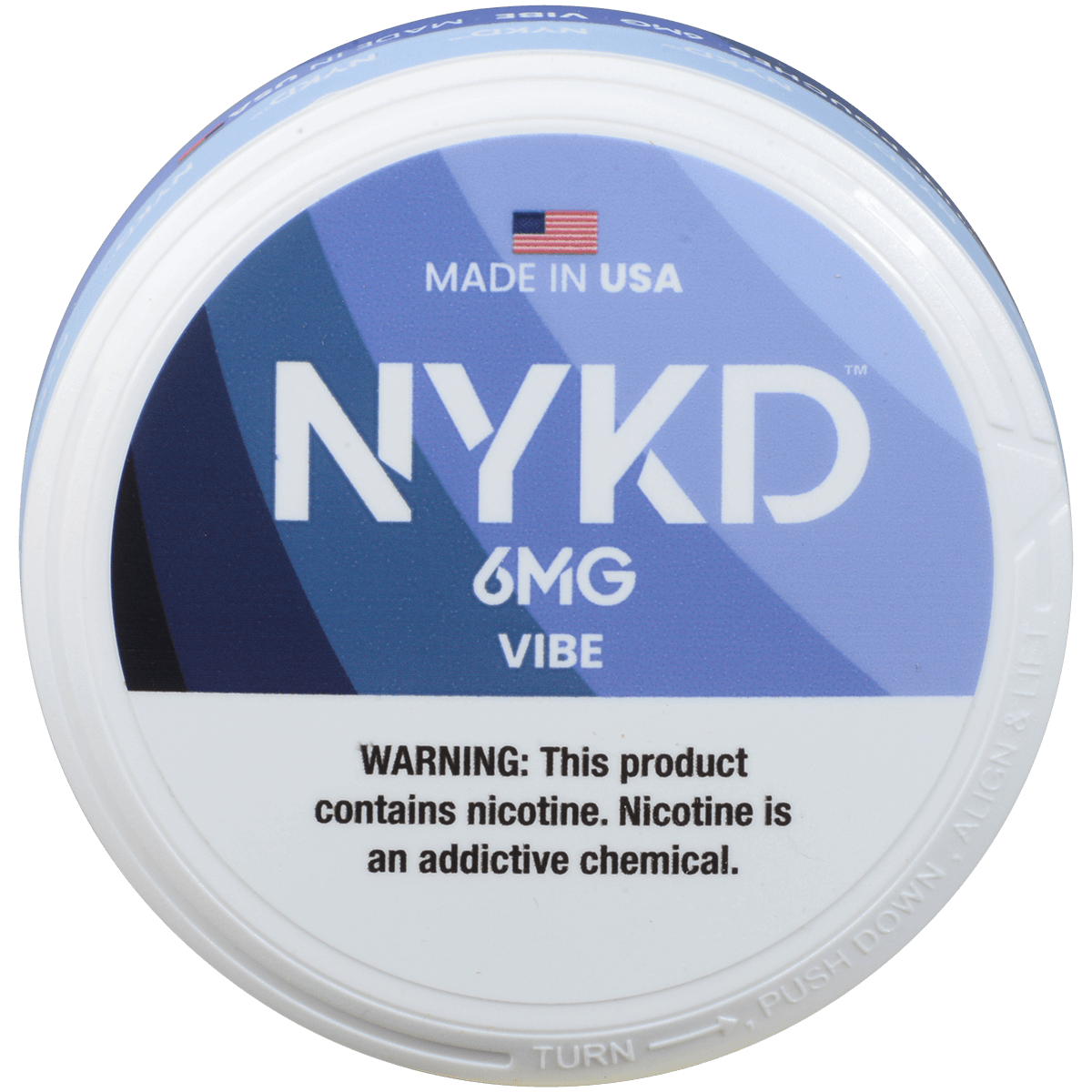 Nykd Us Nicotine Pouches Vibe Unflavored 6Mg 1/5 Ct.