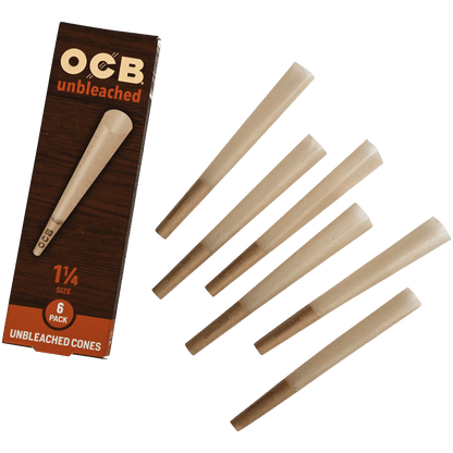 OCB UNBLEACHED CONES 1 1/4 24/6 CT.