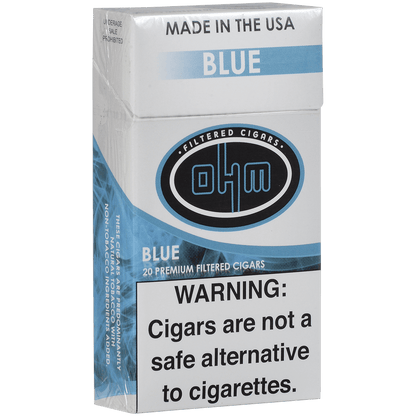 Ohm Filter Cigars Blue 10/20 Carton
