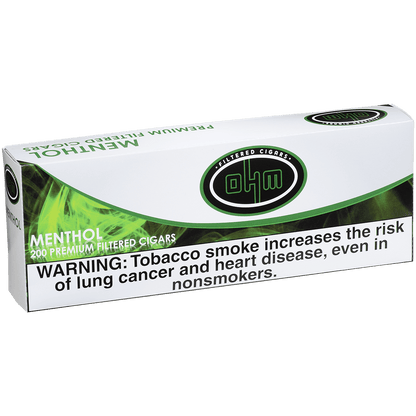 Ohm Filter Cigars Menthol 10/20 Carton