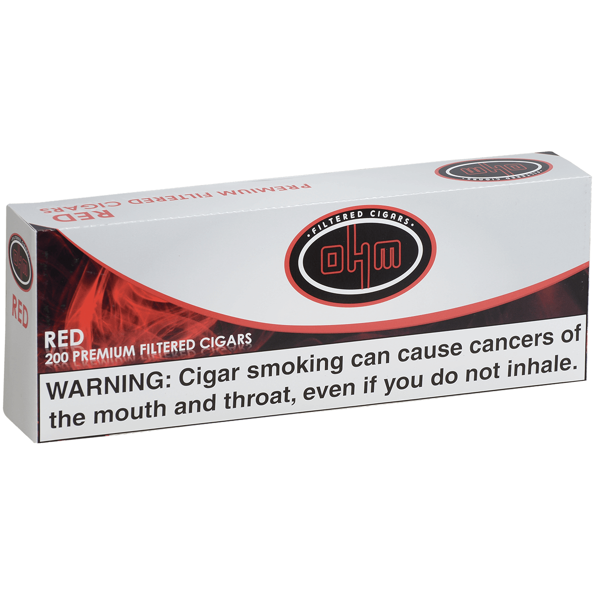 Ohm Filter Cigars Red 10/20 Carton