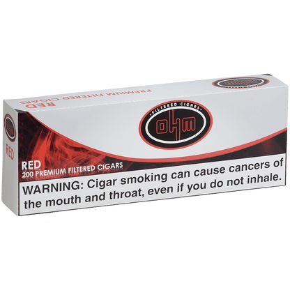 Ohm Filter Cigars Red 10/20 Carton