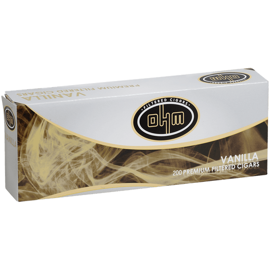 Ohm Filter Cigars Vanilla 10/20 Carton