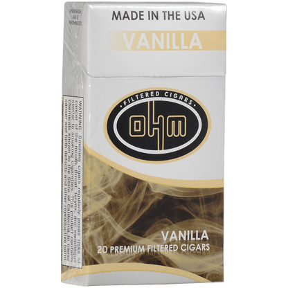 Ohm Filter Cigars Vanilla 10/20 Carton