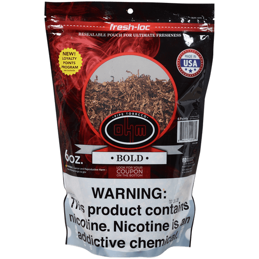 Ohm Pipe Tobacco Bold 8 Oz. Bag
