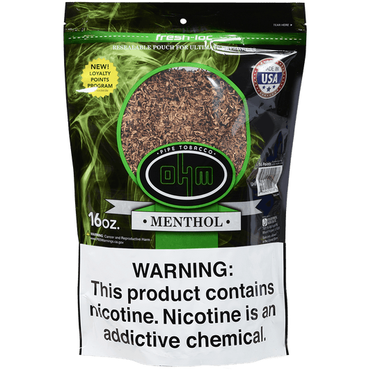 Ohm Pipe Tobacco Menthol 16 Oz. Bag