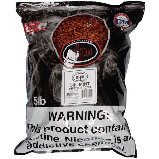 Ohm Pipe Tobacco Menthol 5 Lb. Bag