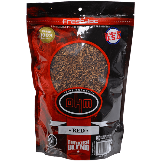 Ohm Pipe Tobacco Turkish Red 6 Oz. Bag