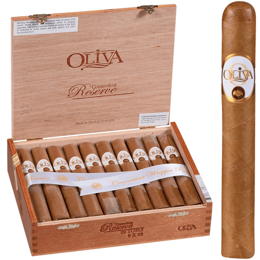 Oliva Connecticut Wrapper Reserve Toro 20 Ct. Box 6.00X50