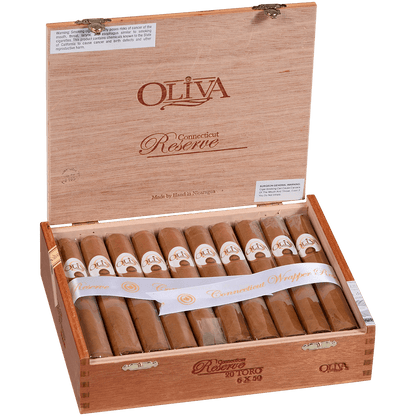Oliva Connecticut Wrapper Reserve Toro 20 Ct. Box 6.00X50