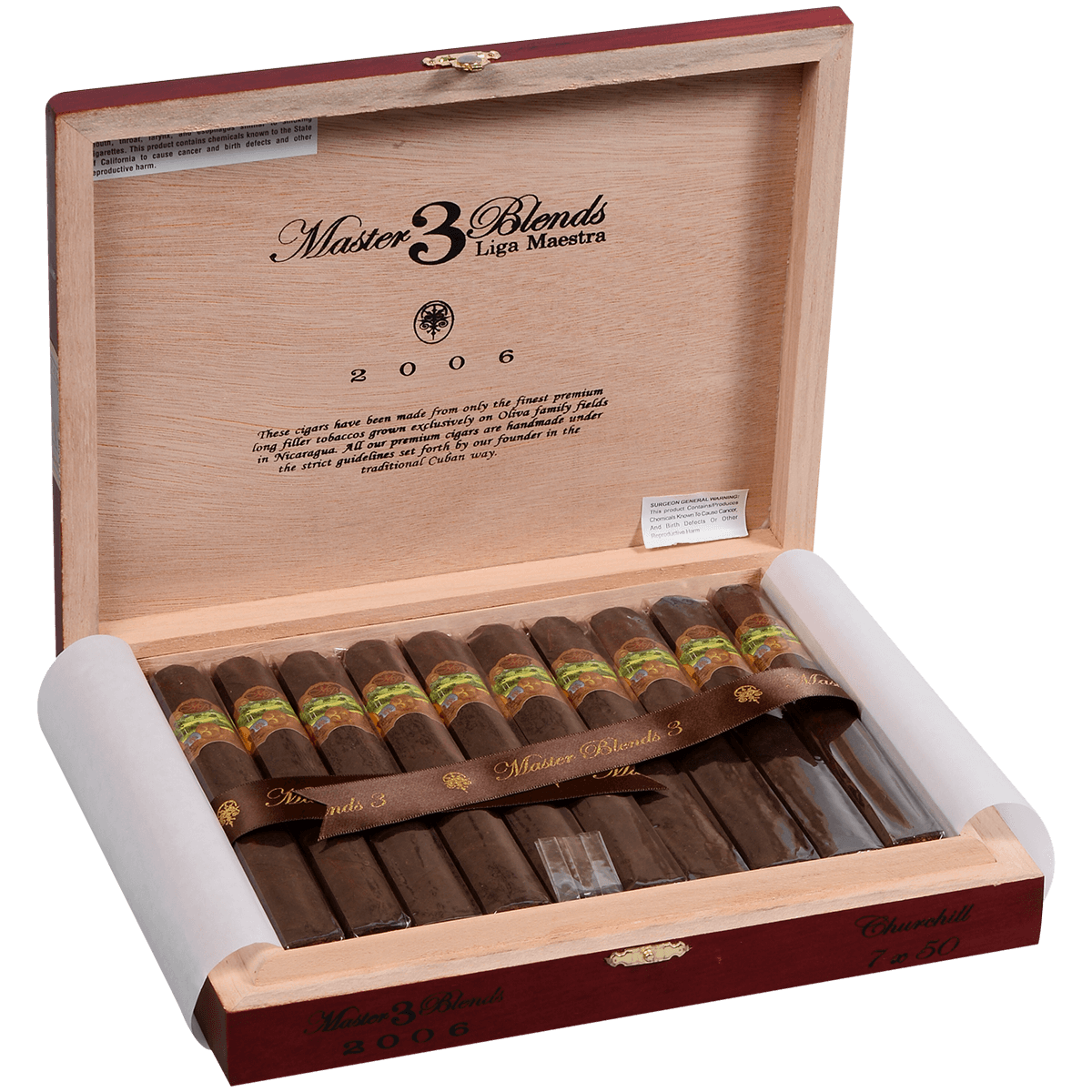 Oliva Master Blends 3 Churchill 20 Ct. Box 7.00X50