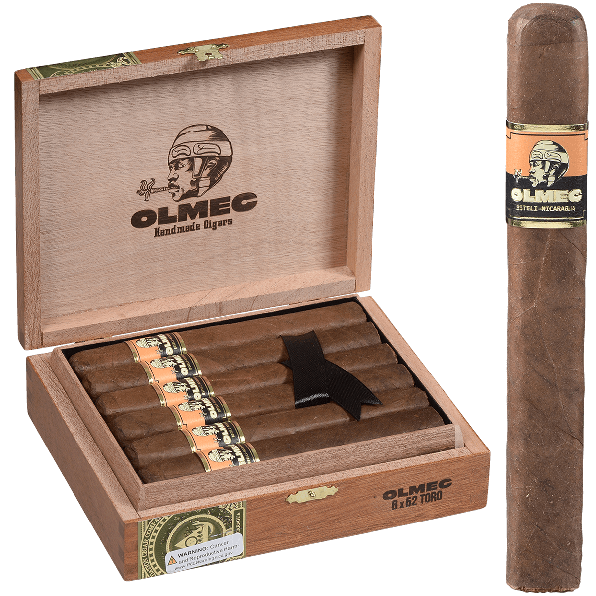 Foundation Olmec Claro Toro 12 Ct.Box 6.00X52