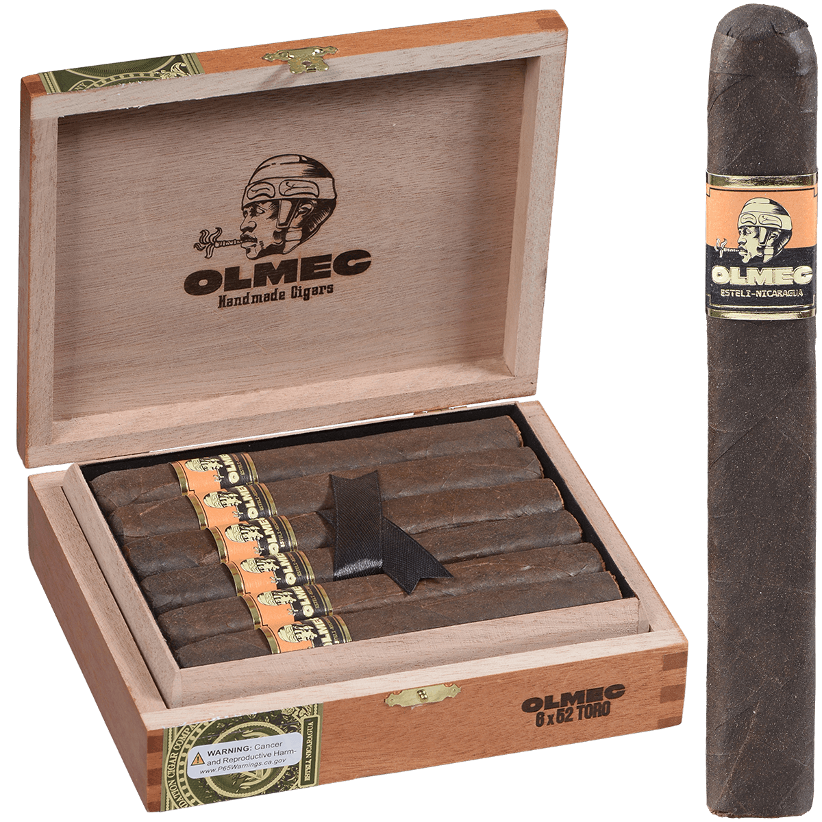 Foundation Olmec Maduro Toro 12 Ct.Box 6.00X52