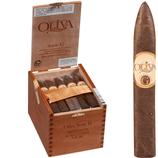 Oliva Serie G Cameroon Belicoso 25 Ct. Box 5.00X52