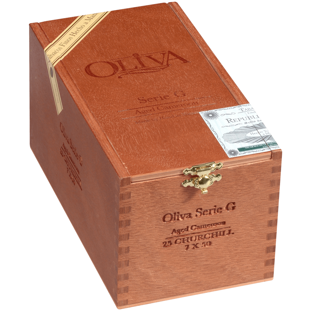 Oliva Serie G Cameroon Churchill 25 Ct. Box 7.00X50