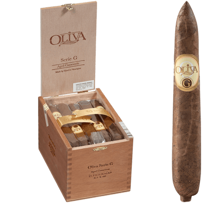 Oliva Serie G Cameroon Figurado 25 Ct. Box 6.50X60
