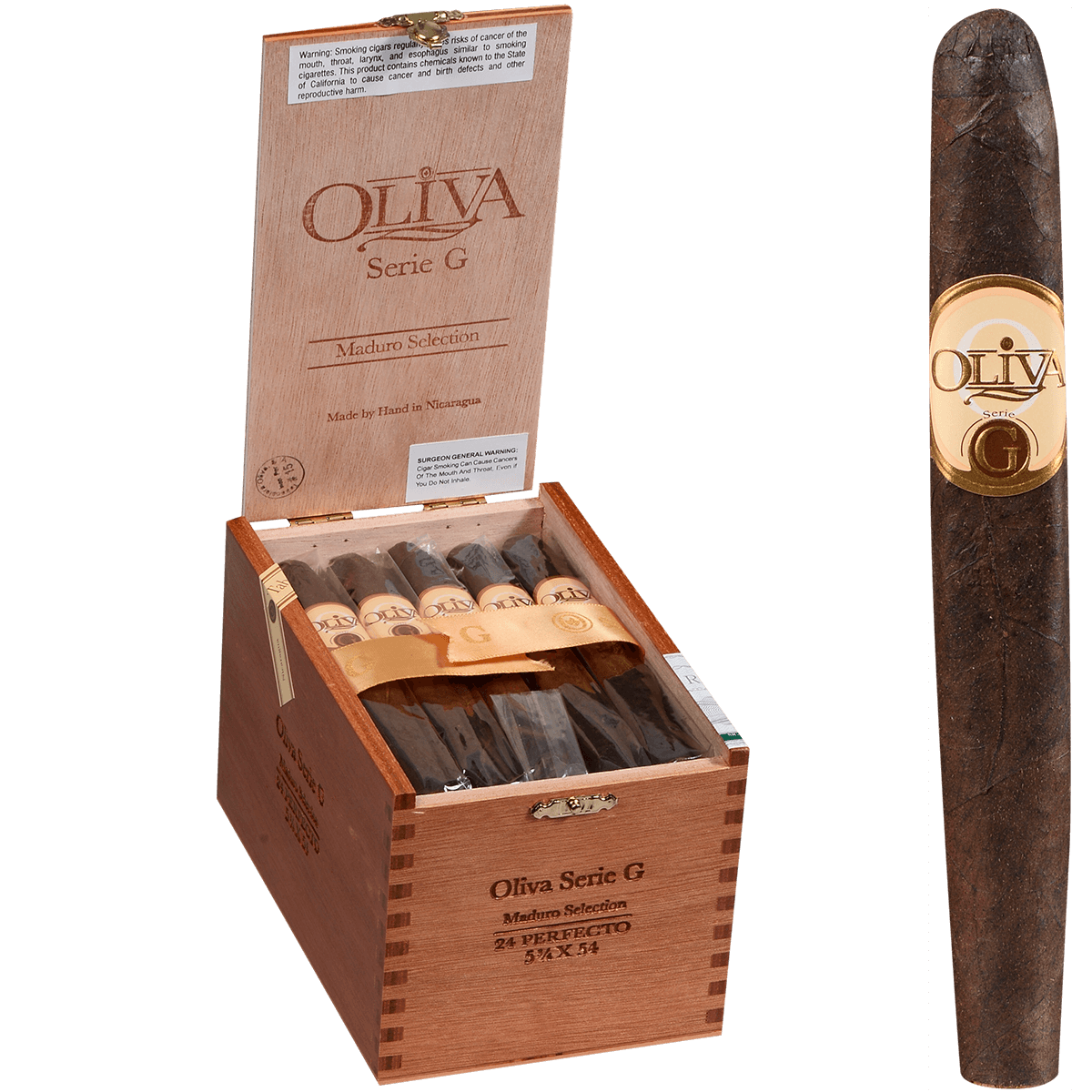 Oliva Serie G Maduro Perfecto 24 Ct. Box 5.50X54