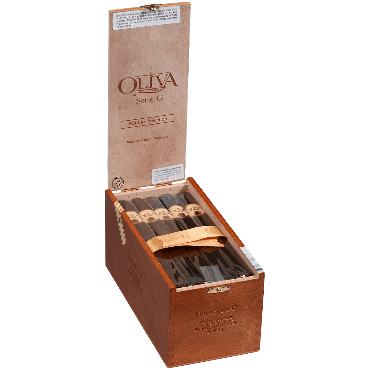 Oliva Serie G Maduro Presidente 24 Ct. Box 8.00X52