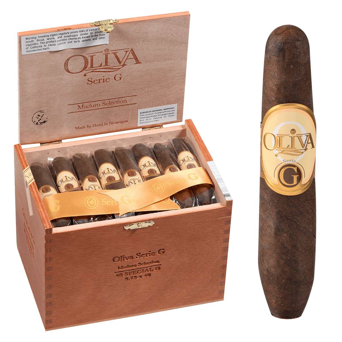 Oliva Serie G Maduro Special G 48 Ct. Box 3.75X48