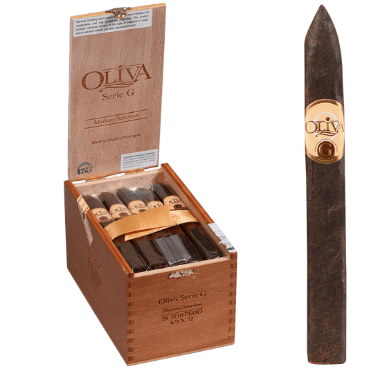Oliva Serie G Maduro Torpedo 24 Ct. Box 6.50X52