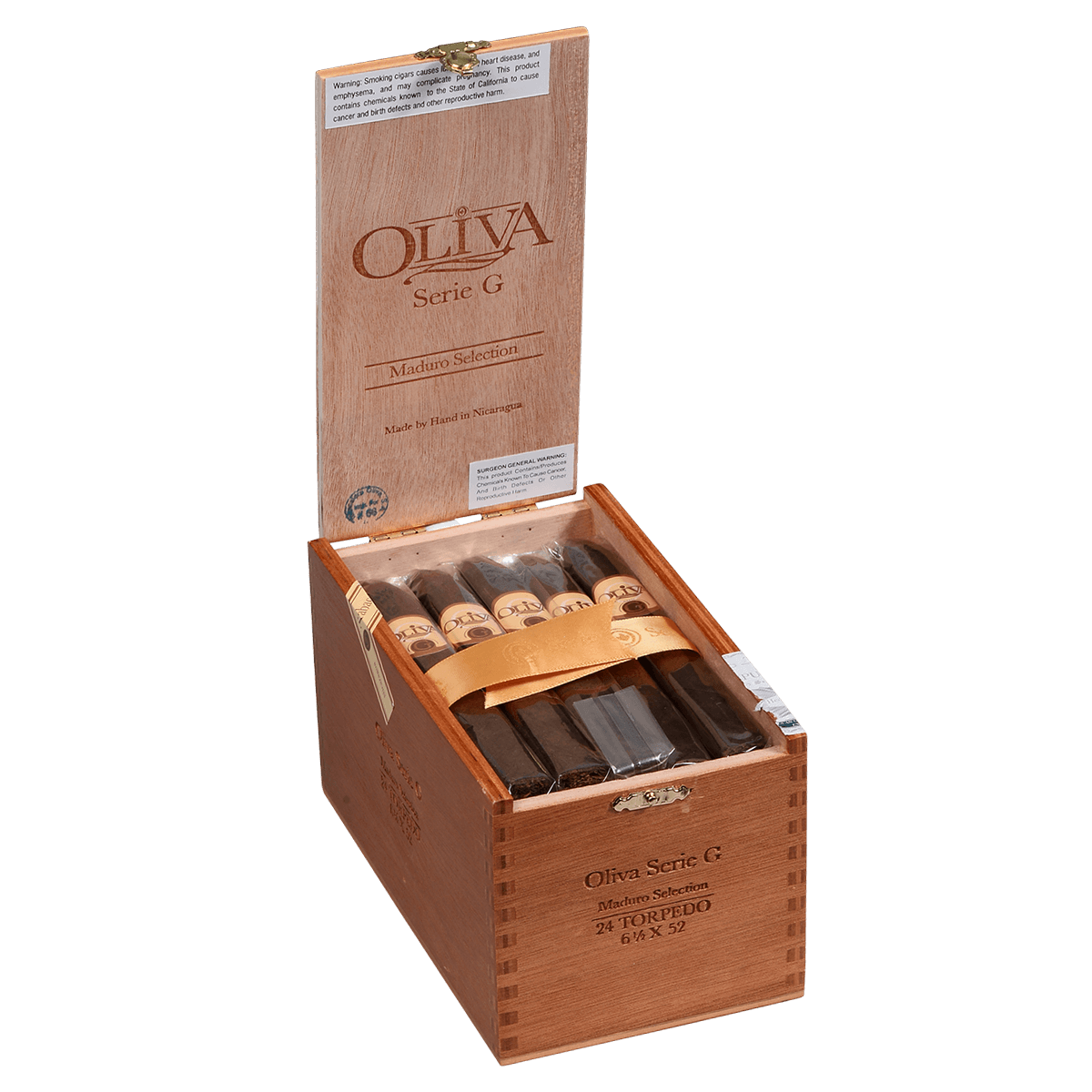 Oliva Serie G Maduro Torpedo 24 Ct. Box 6.50X52