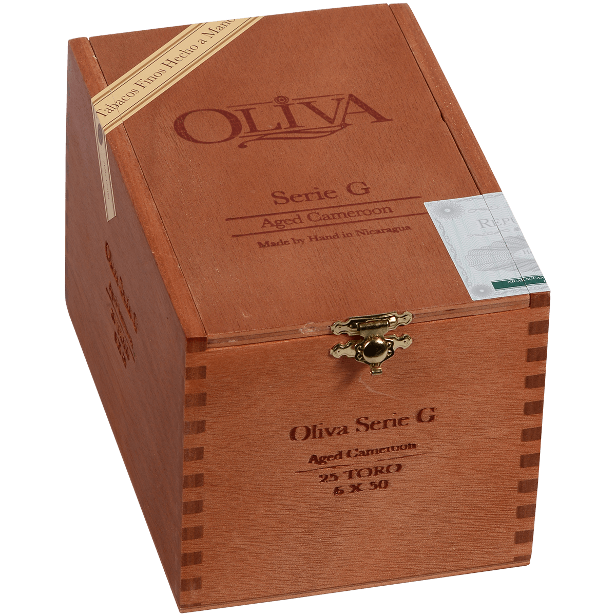 Oliva Serie G Cameroon Toro 25 Ct. Box 6.00X50